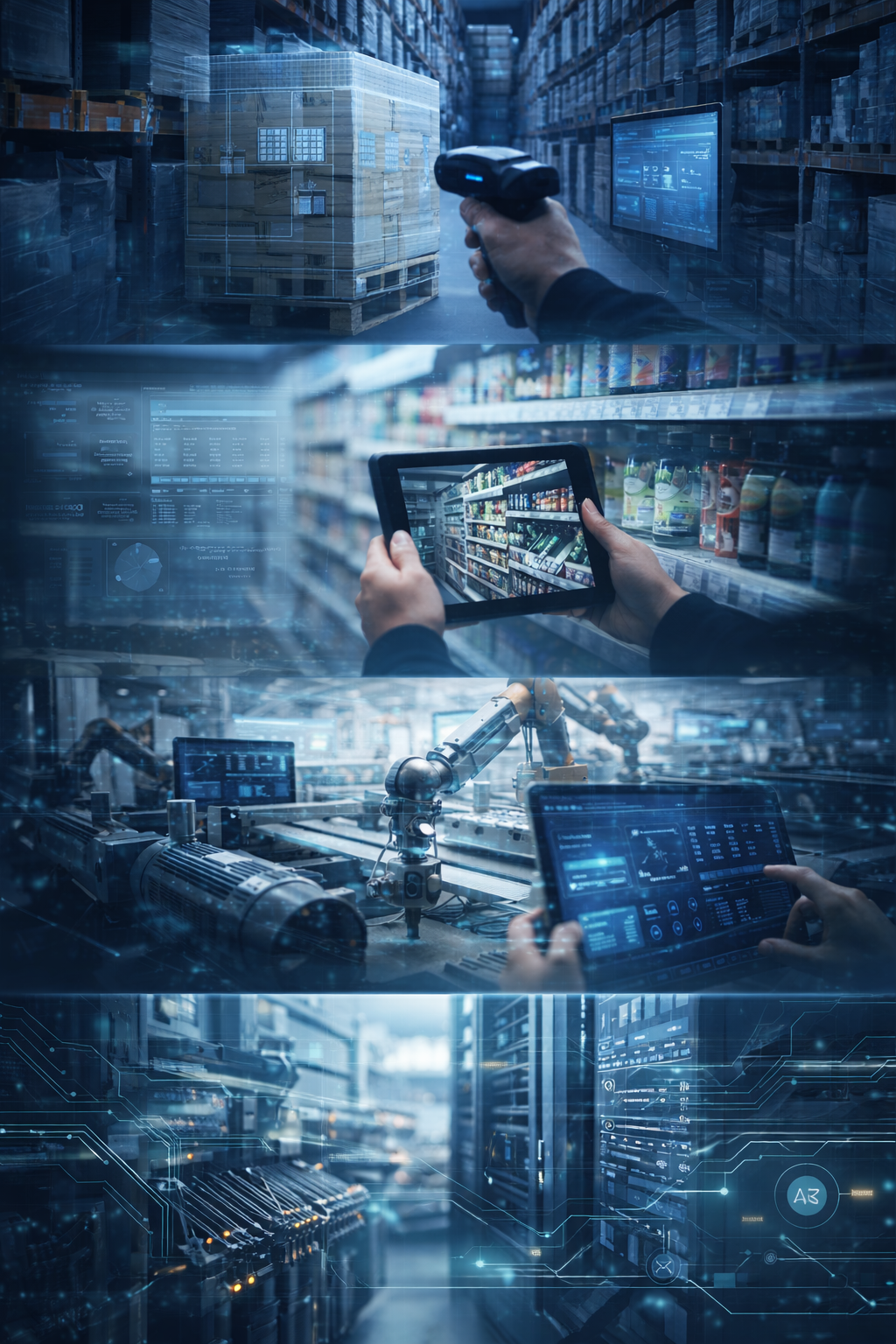 Enterprise systems covering supply chain, merchandising, manufacturing and data integration